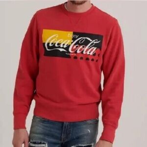 Coca Colla Lucky Brand Sweatshirt Men's M